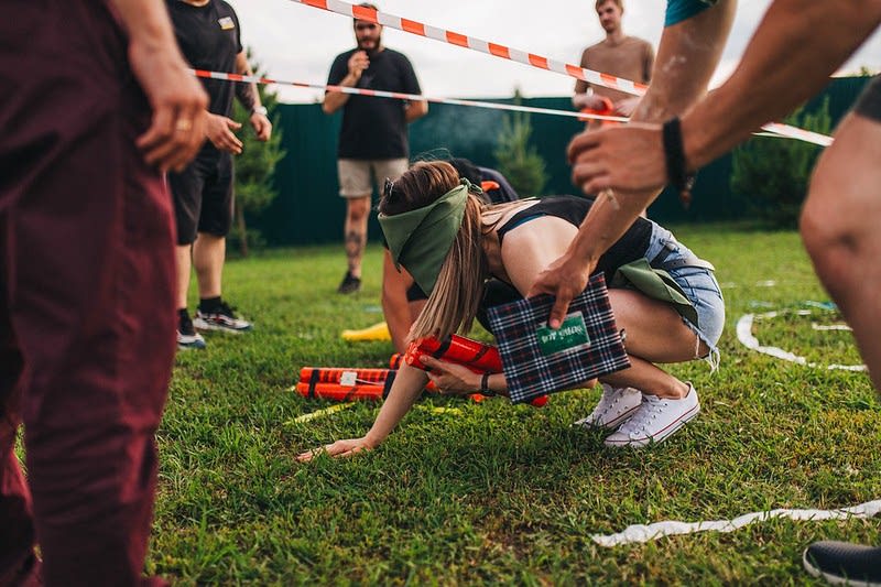 Тимбилдинг на свежем воздухе в Алматы ко Дню строителя