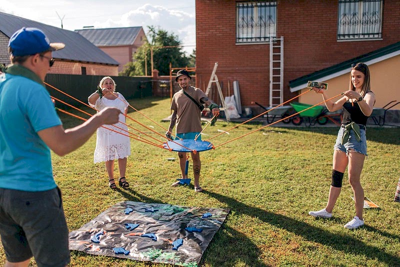 Коллектив компании отмечает День строителя в Алматы